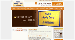 Desktop Screenshot of iidabashi-seitai.com